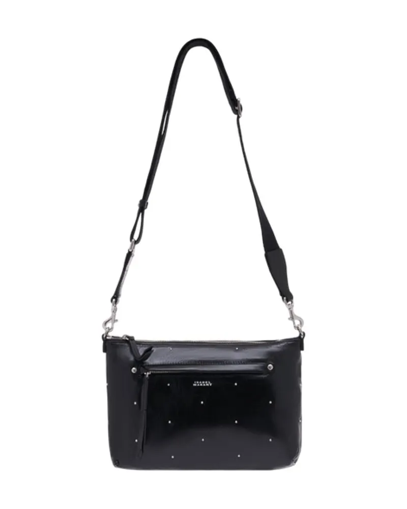 Isabel Marant Nessah Gd Umhängetasche  Leder Schwarz Schwarz