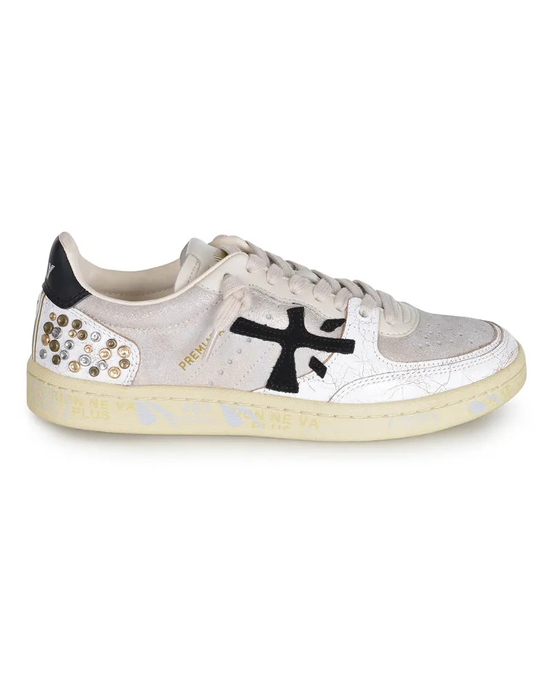 Premiata Premata -Turnschuhe aus Leder White