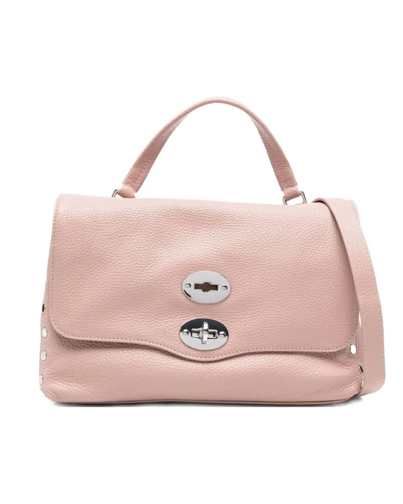 Zanellato Postina täglich kleine Lederhandtasche Pink
