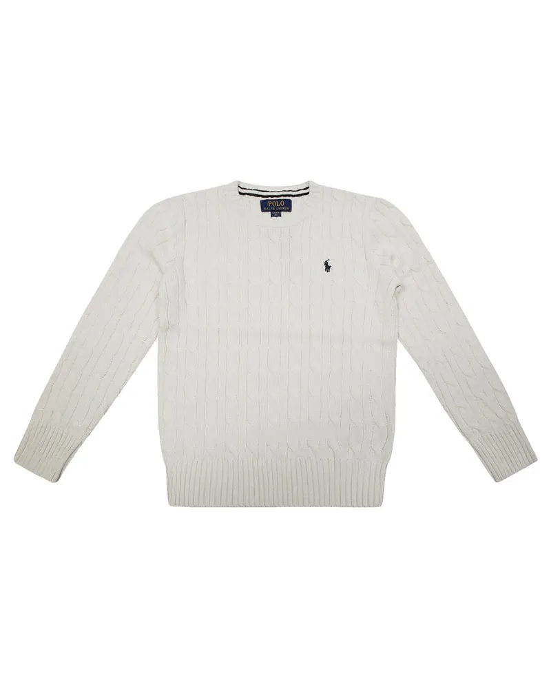 Ralph Lauren Logo -Pullover Ivory