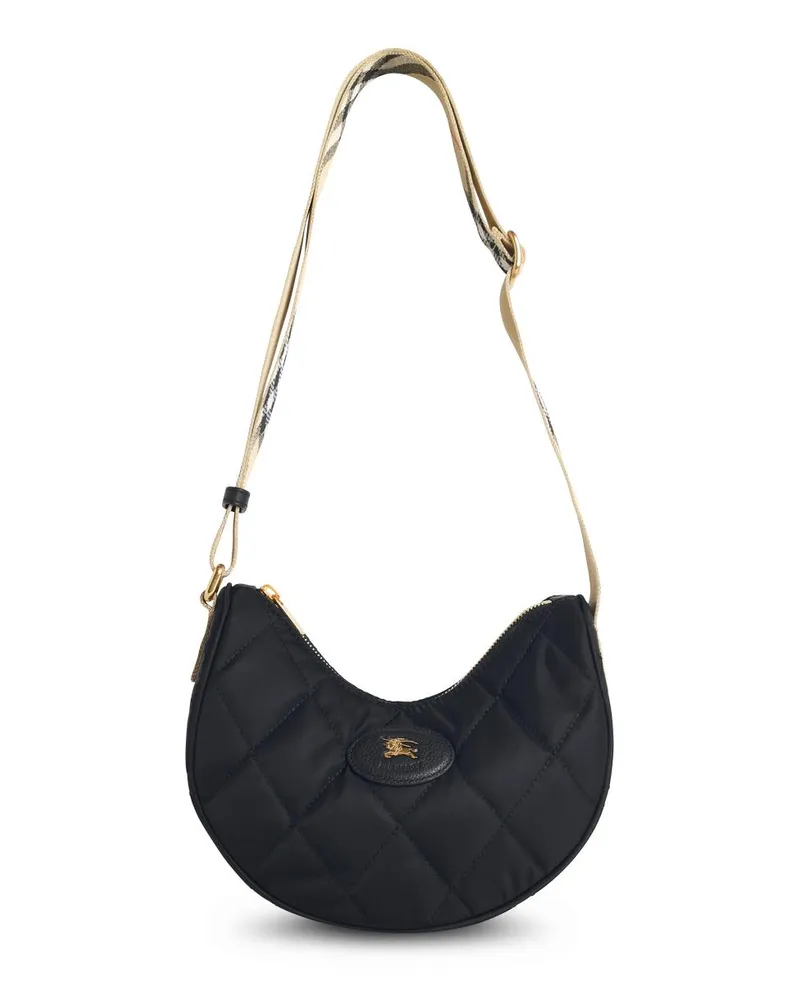 Burberry Horseshoe' schwarzer Stofftasche Black