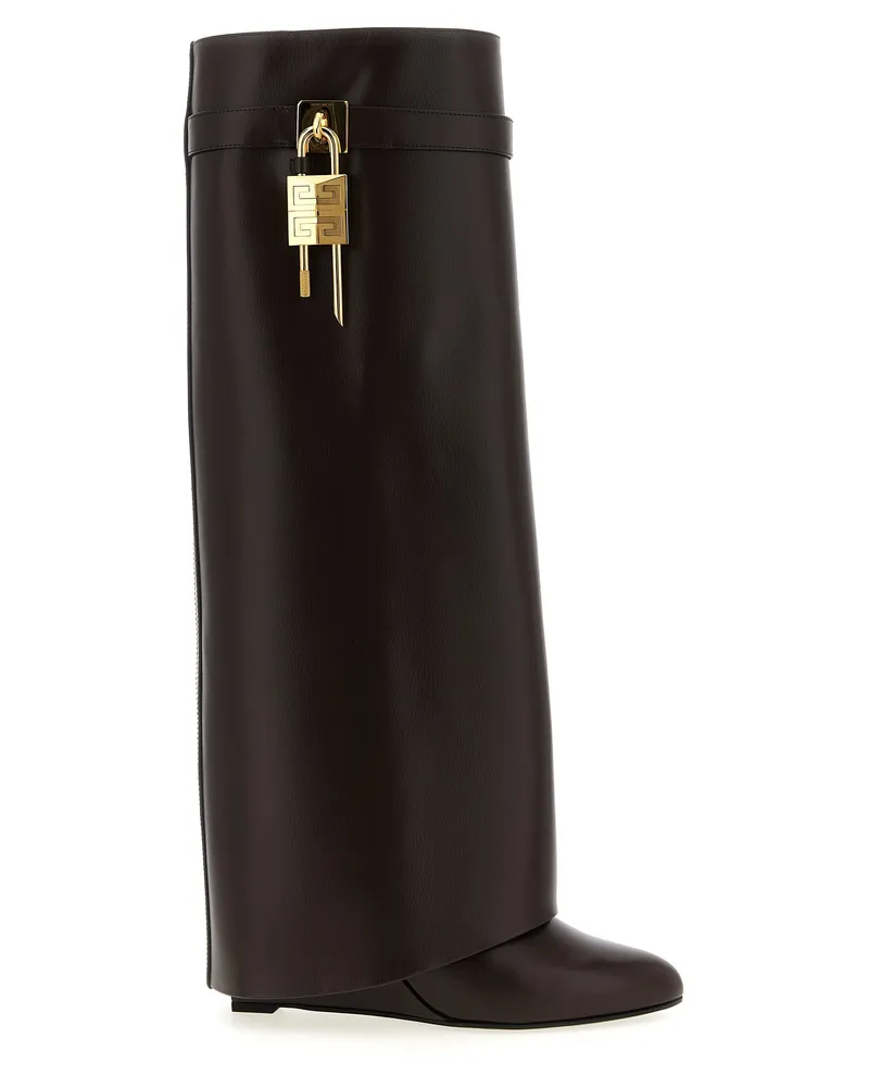 Givenchy Shark Lock' Stiefel Brown