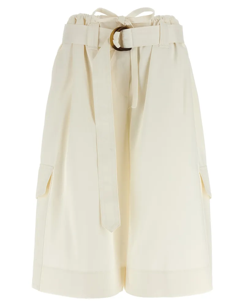 Zimmermann The Illuminate Bermuda Short' Bermuda Shorts White