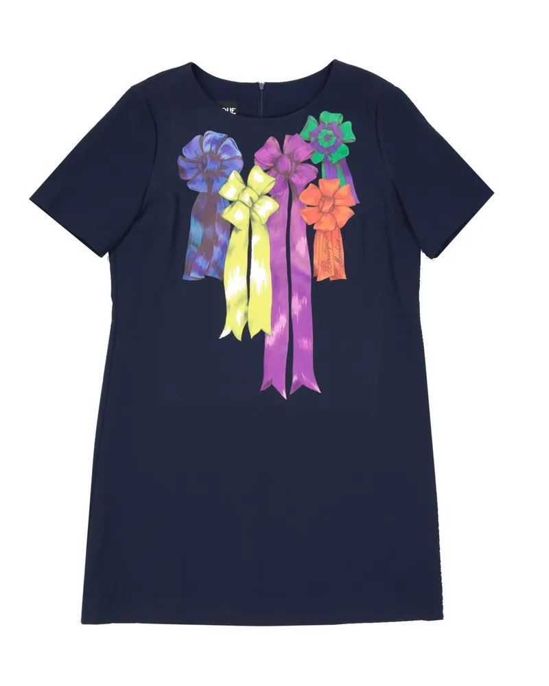 Moschino gedrucktes Kleid Blue