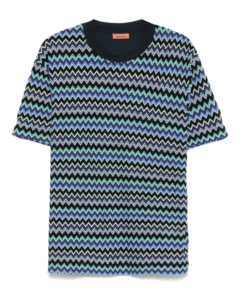 Missoni Zickzack Druck T -Shirt Sm9kw