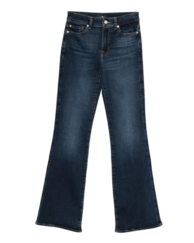 Seven7 The Leggy Bootcut-Denim-Jeans Blue