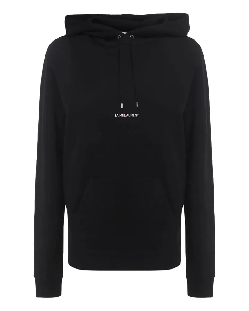 Saint Laurent Sweatshirts Frauen Bio -Baumwolle schwarz -