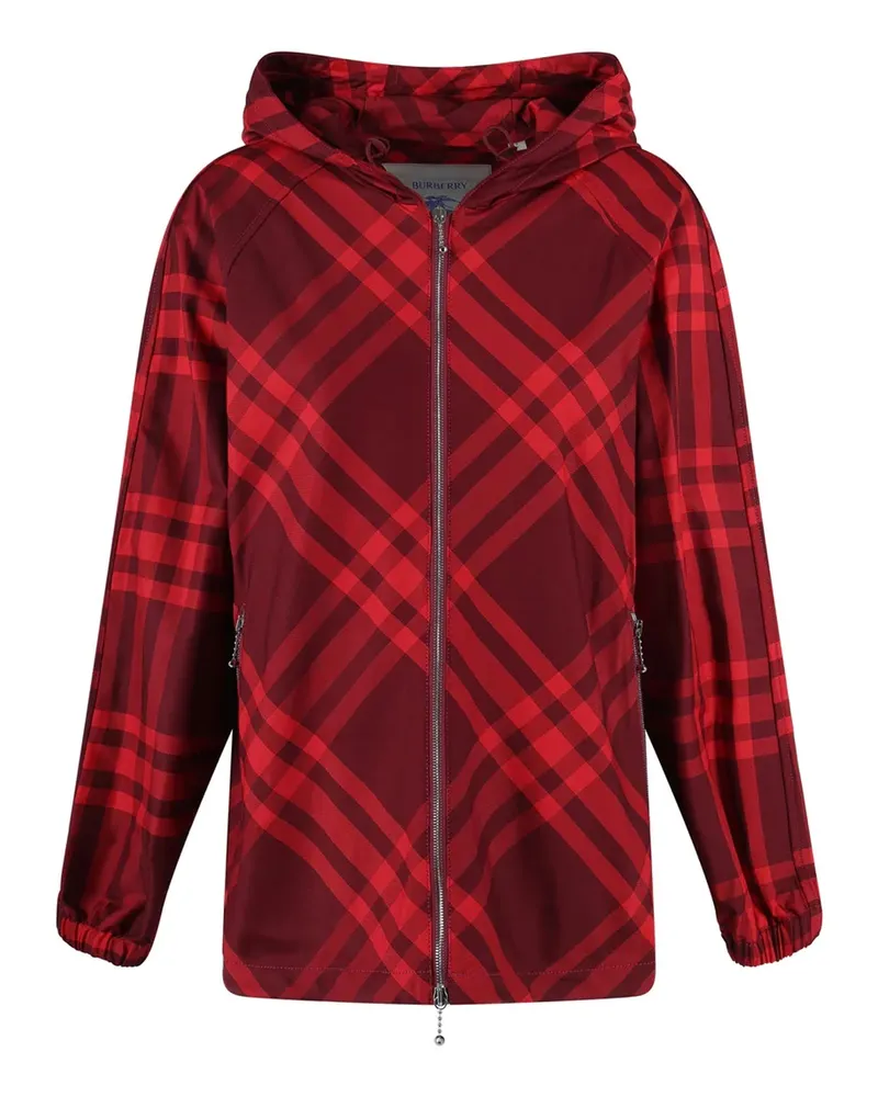 Burberry Windbreaker Jacke Rot
