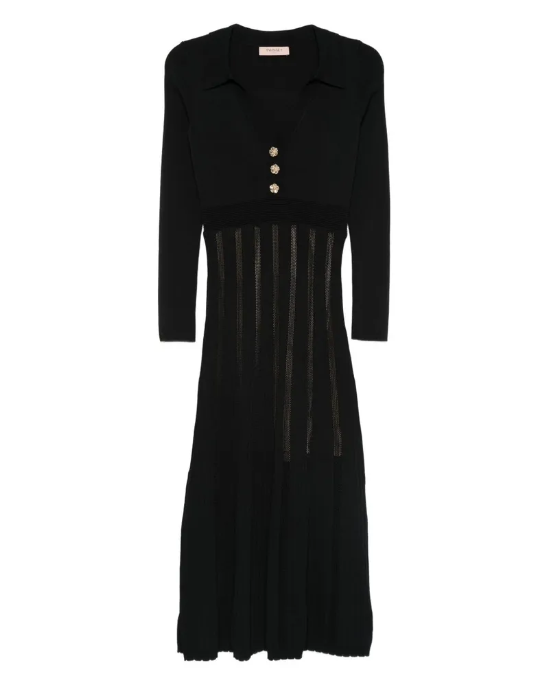 Twin-Set Doppelte Kleider schwarz Black