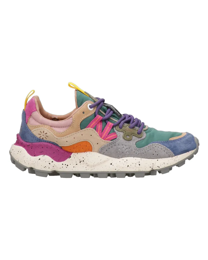 Flower MOUNTAIN Sneakers Verde+blu+vino
