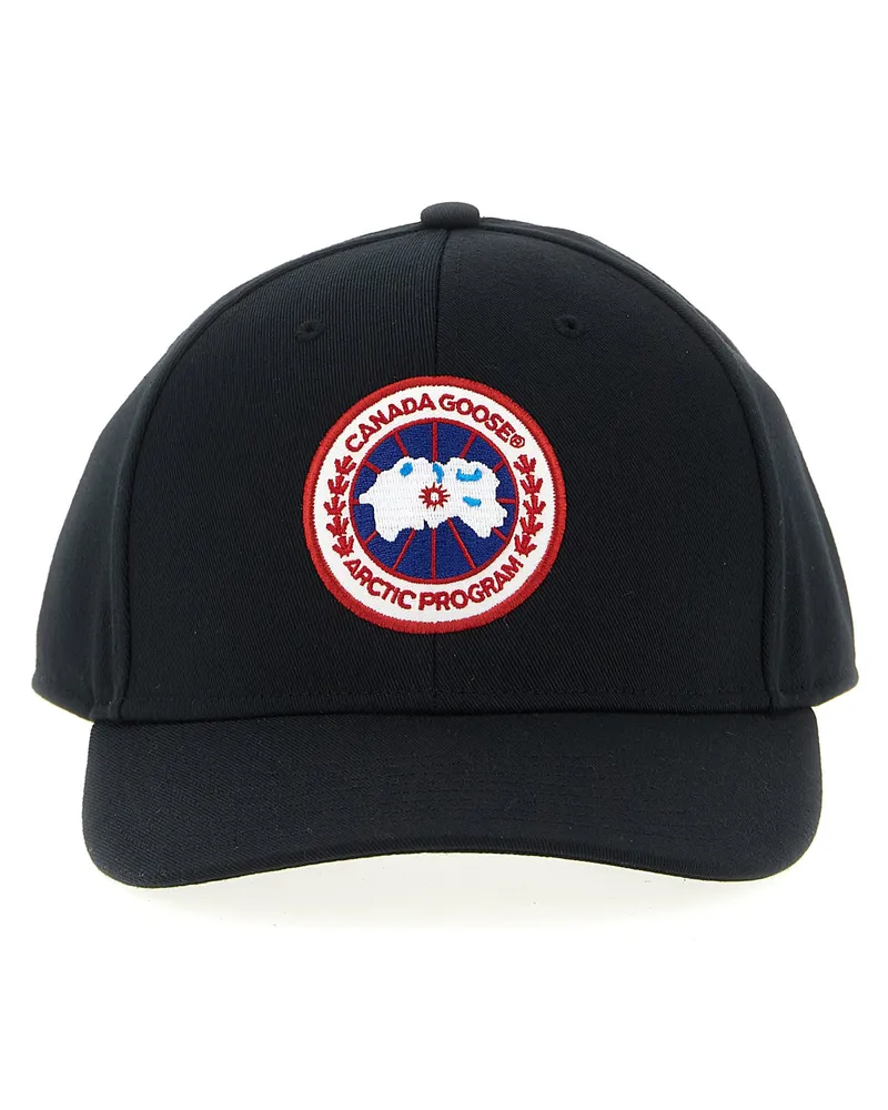 Canada Goose Canada Gans Logo Stickerei Black