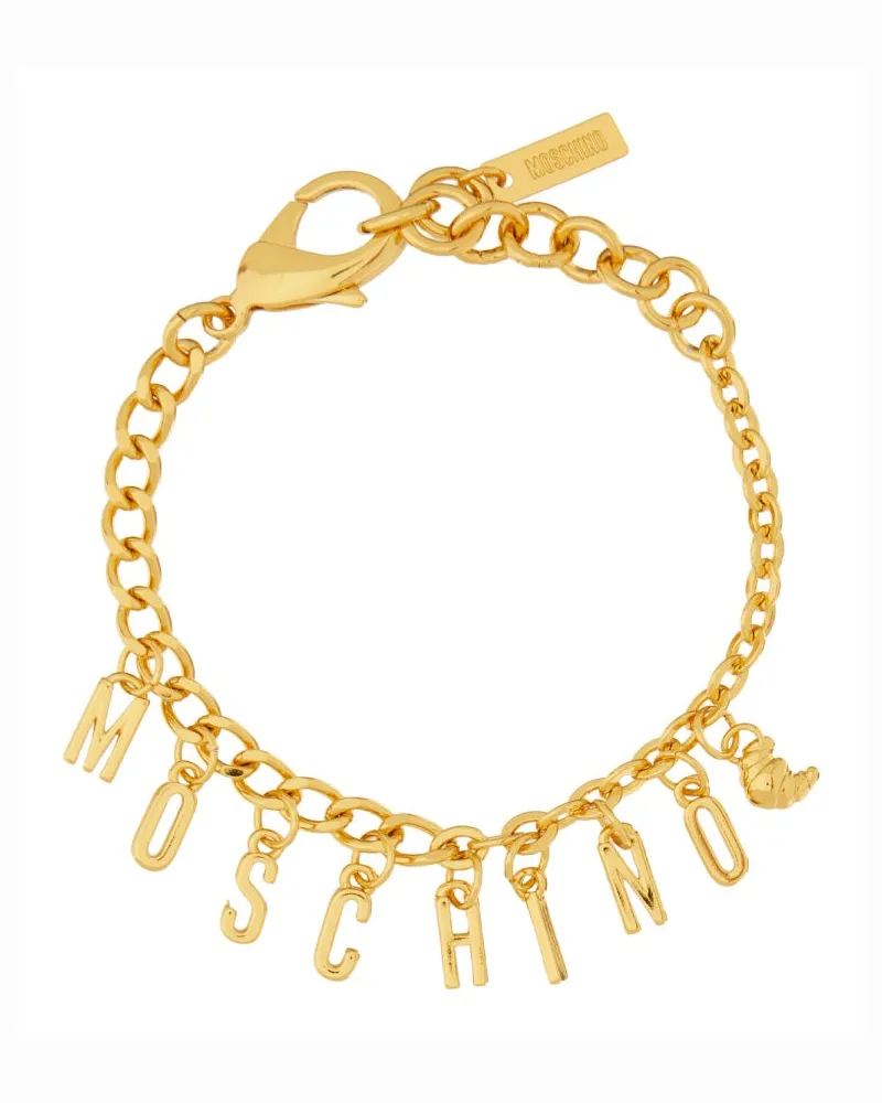 Moschino Logo -Armband Gold
