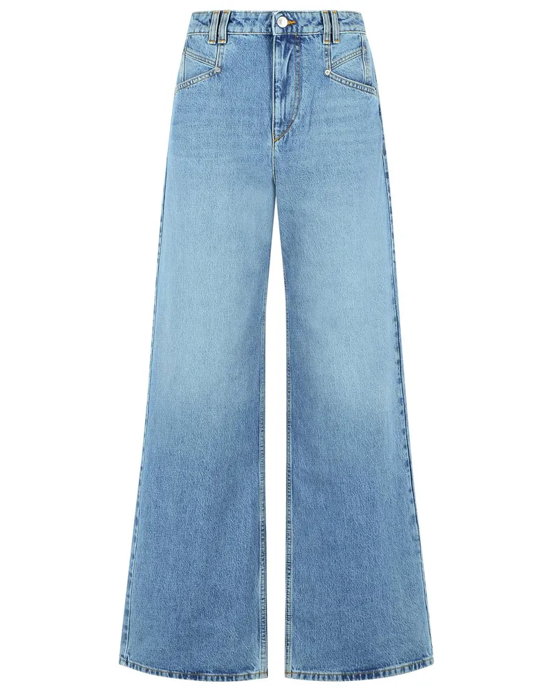 Isabel Marant Hellblaue Baumwolljeans „Lemony“ von Light