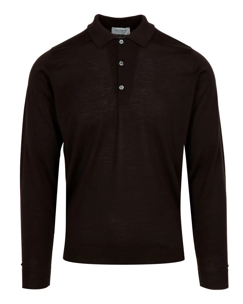 John Smedley T-Shirts und Polos Braun Brown