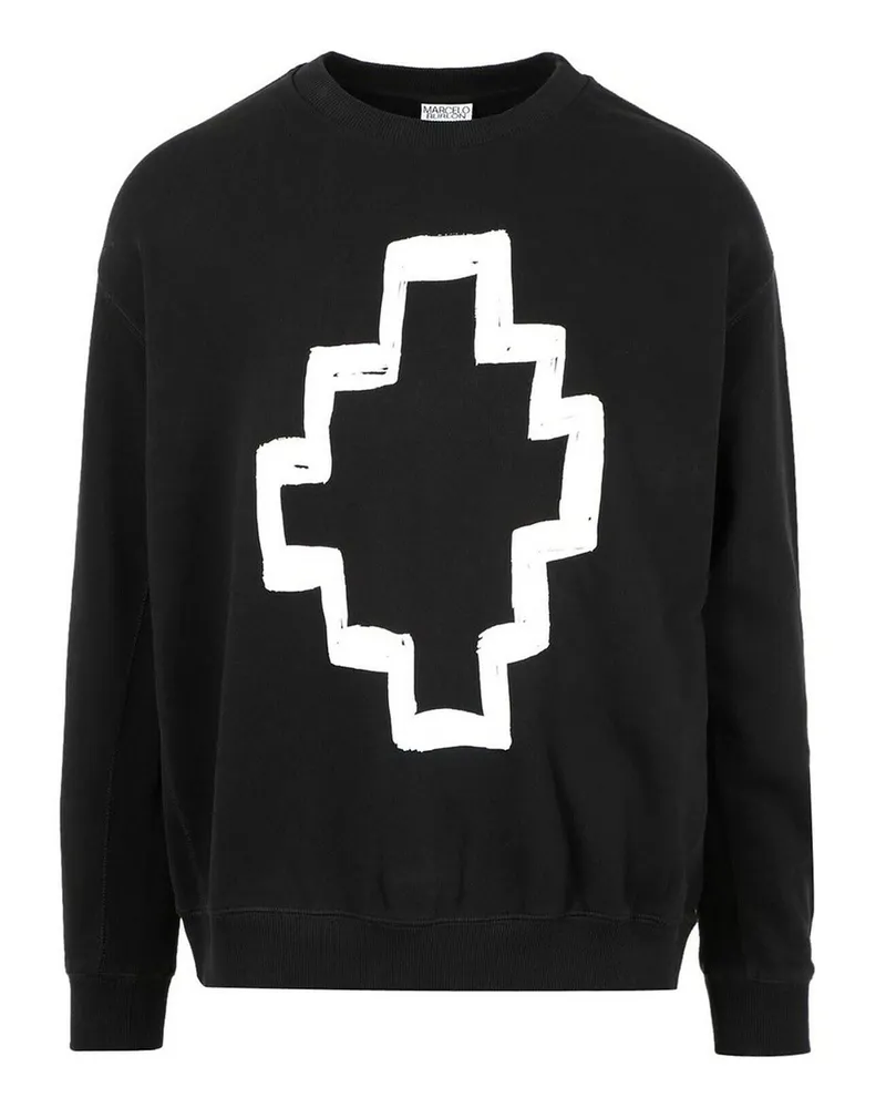 Marcelo Burlon | County of Milan Marcelo Burlon County von Mailand Marcelo Burlon Logo Sweatshirt Schwarz