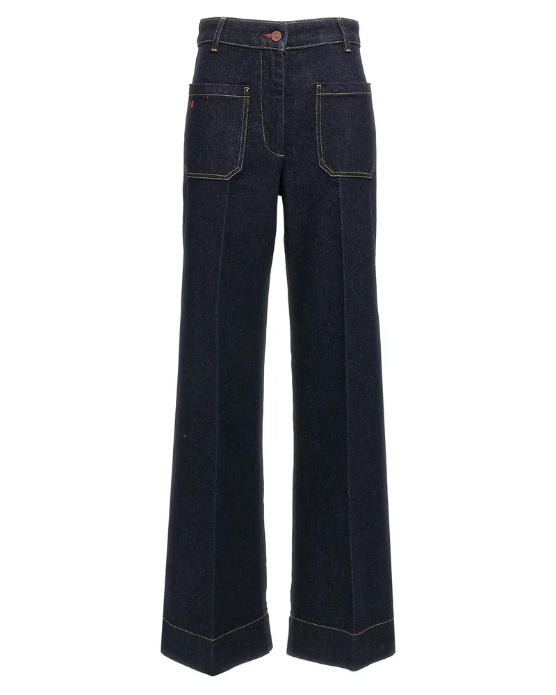 Victoria Beckham Alina' Jeans Blue