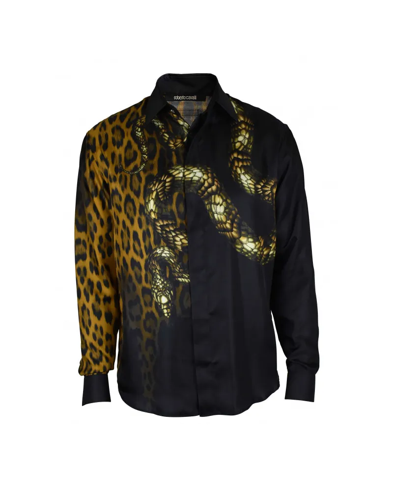Roberto Cavalli Hemd Black