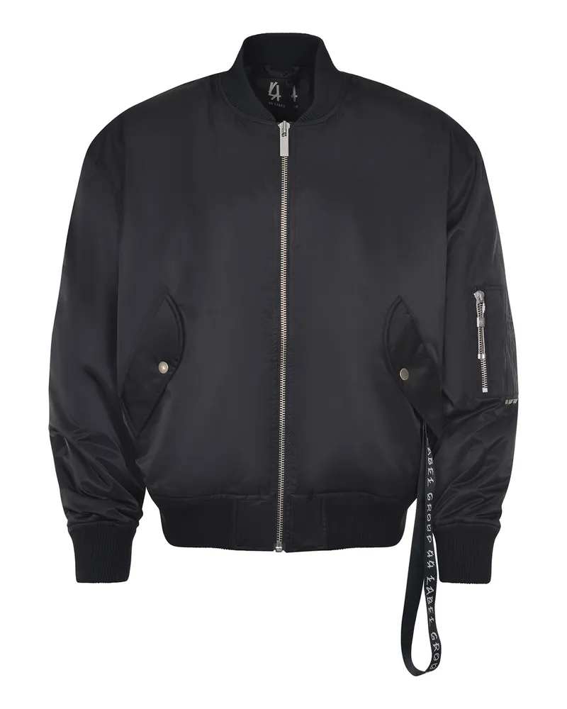 44 LABEL GROUP Bomberjacke 44 Labelgruppe aus Nylon Black