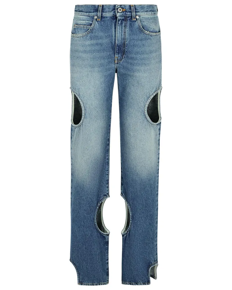 OFF-WHITE Meteor' Blue Jeans Jeans Blue