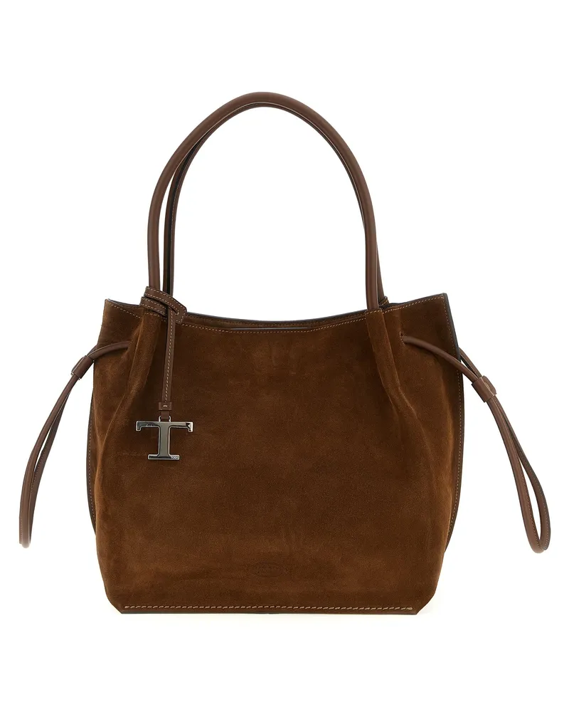 TOD'S Tod 's 'Buz' mittelschwerer Umhängetasche Brown