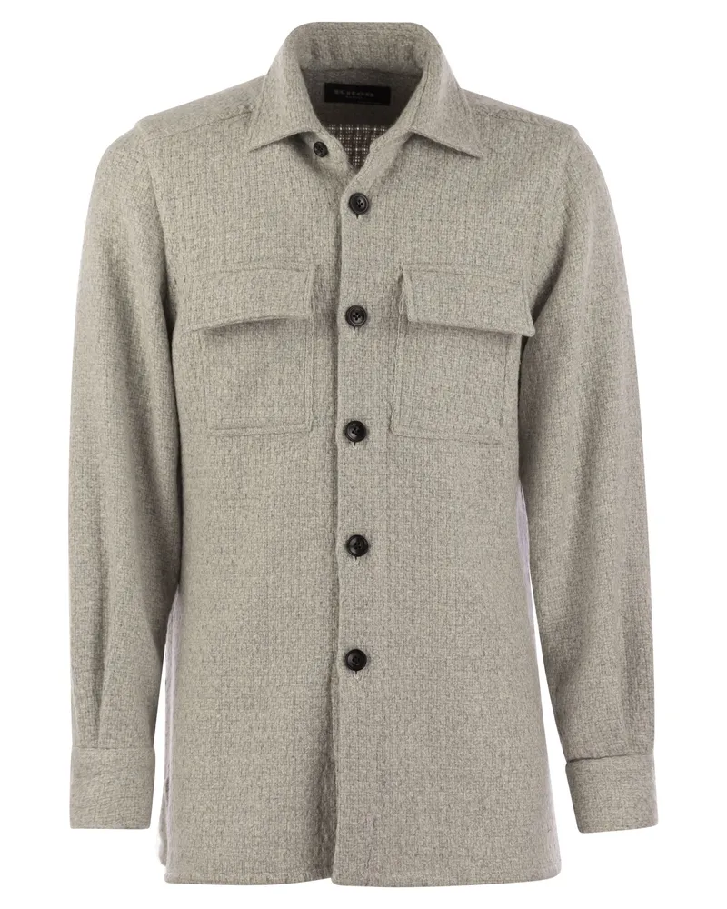 Kiton Aal Cashmere Shirt Light