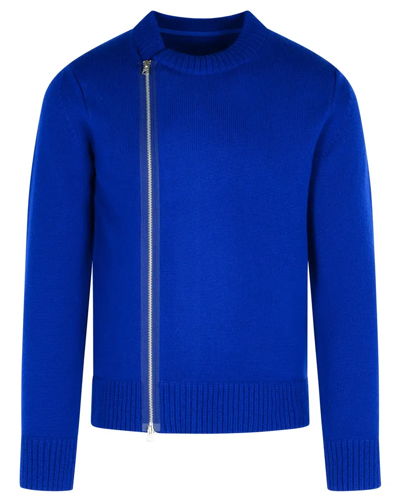 Sacai Blue Wollpullover Blue