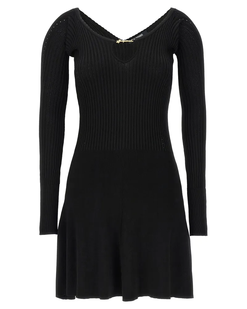 Jacquemus la Mini Robe Pralù' Kleid Black