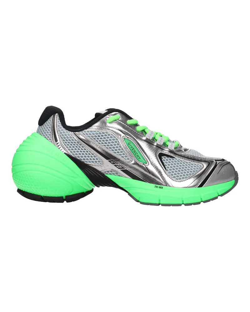 Givenchy Sneakers tk mx Männer Stoff Silber/Grün -