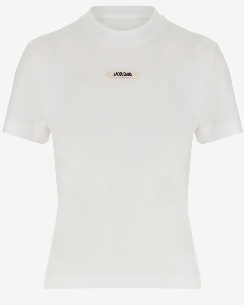 Jacquemus le T -Shirt Grosgrain White