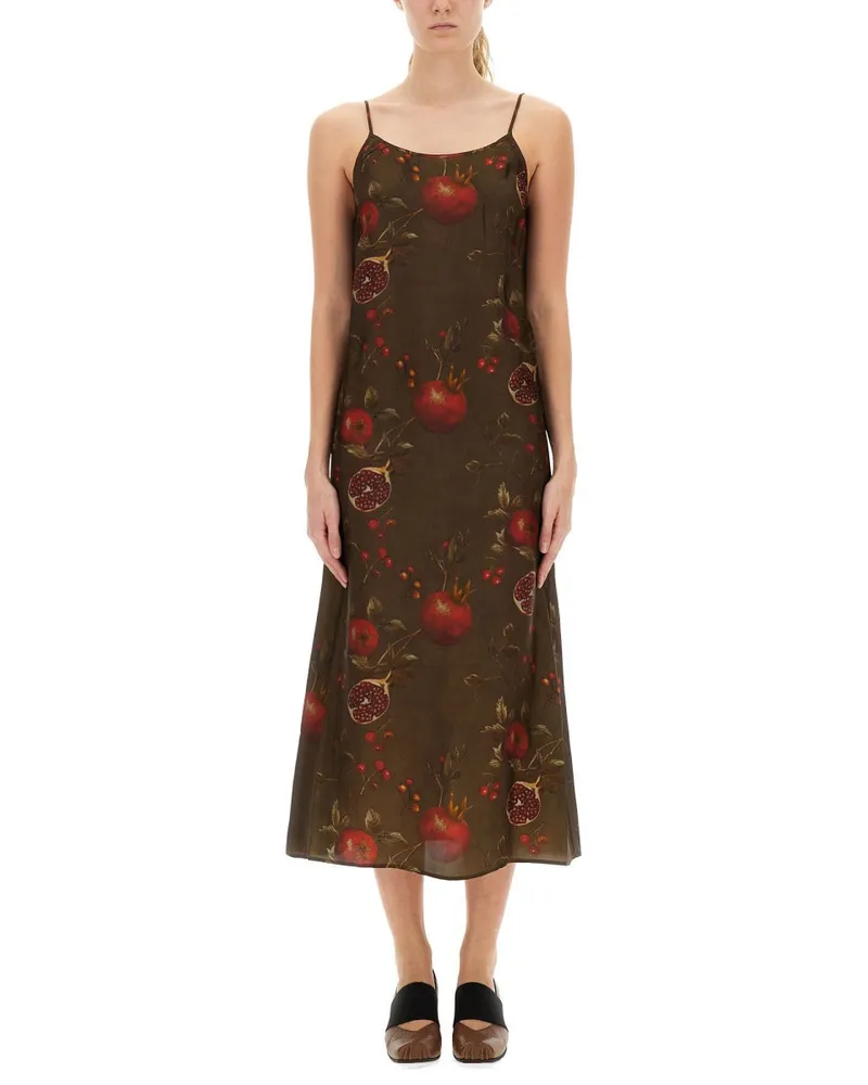 Uma Wang Midi Kleid "Anaya Green