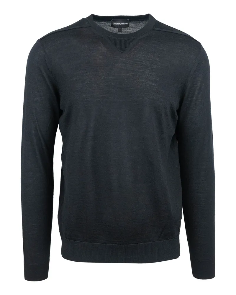 Emporio Armani Maglia Girocollo Nera Black