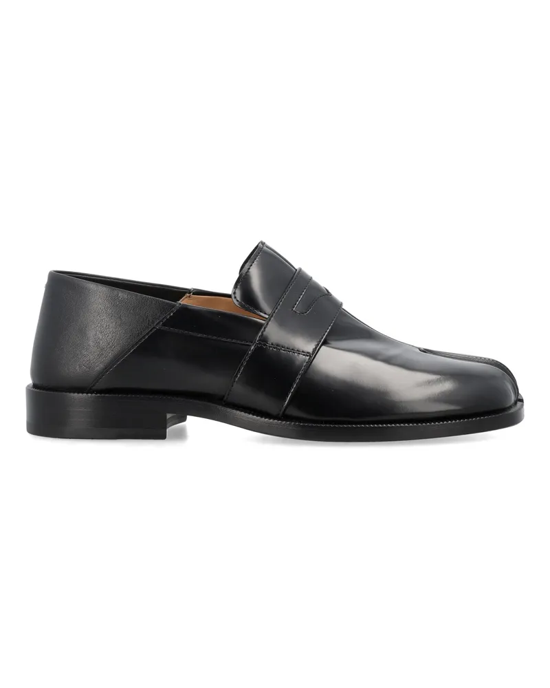 Maison Margiela flache Schuhe schwarz Black