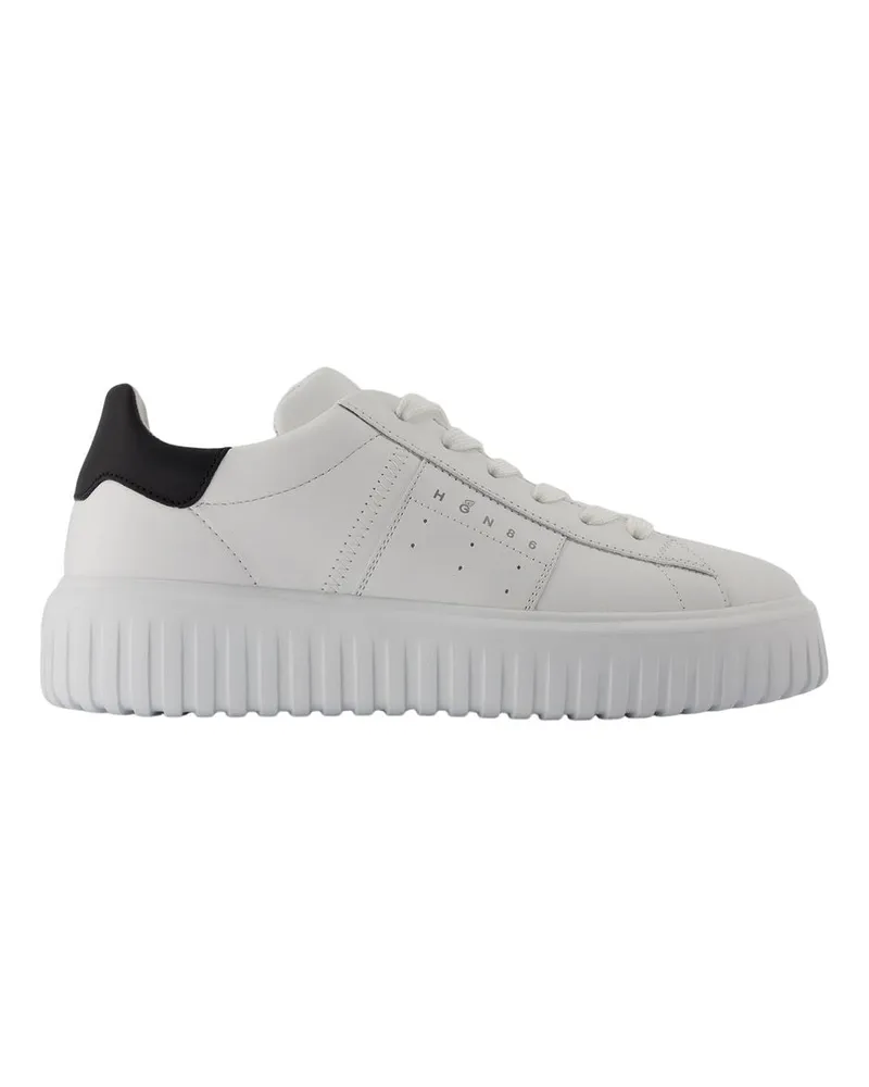 Hogan H Streifen neue Sneakers  Leder Weiß White