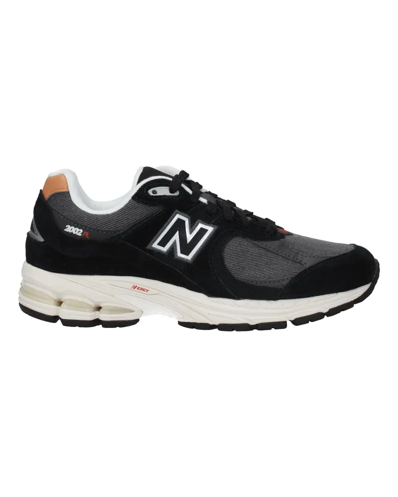 New Balance 2002 Damens Sneakers Stoff Schwarz/Sepia -