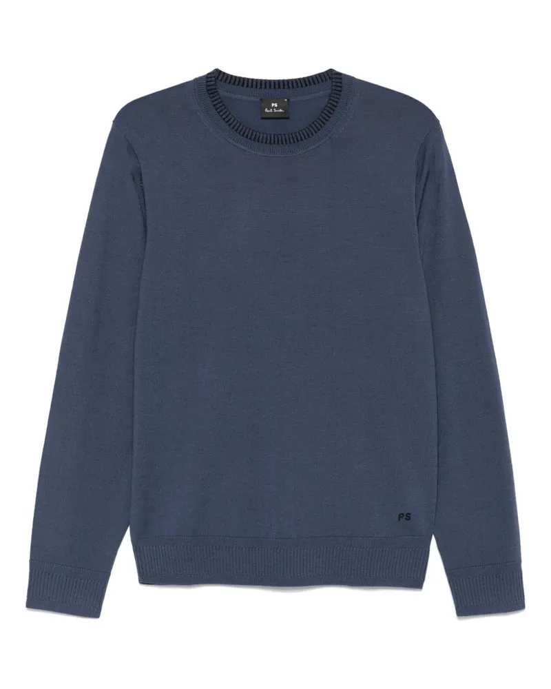 Paul Smith PS von Paul Smith Wool Crewneck -Pullover Blue