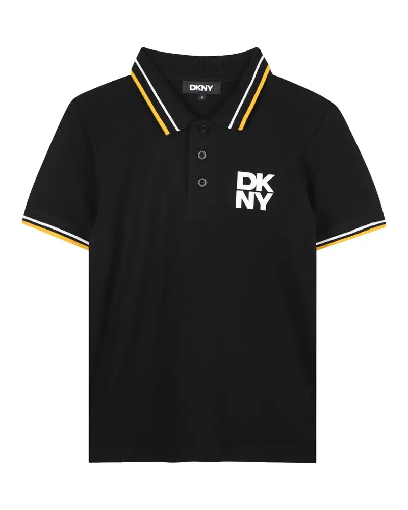 DKNY kurzärärmisches Poloshirt Black