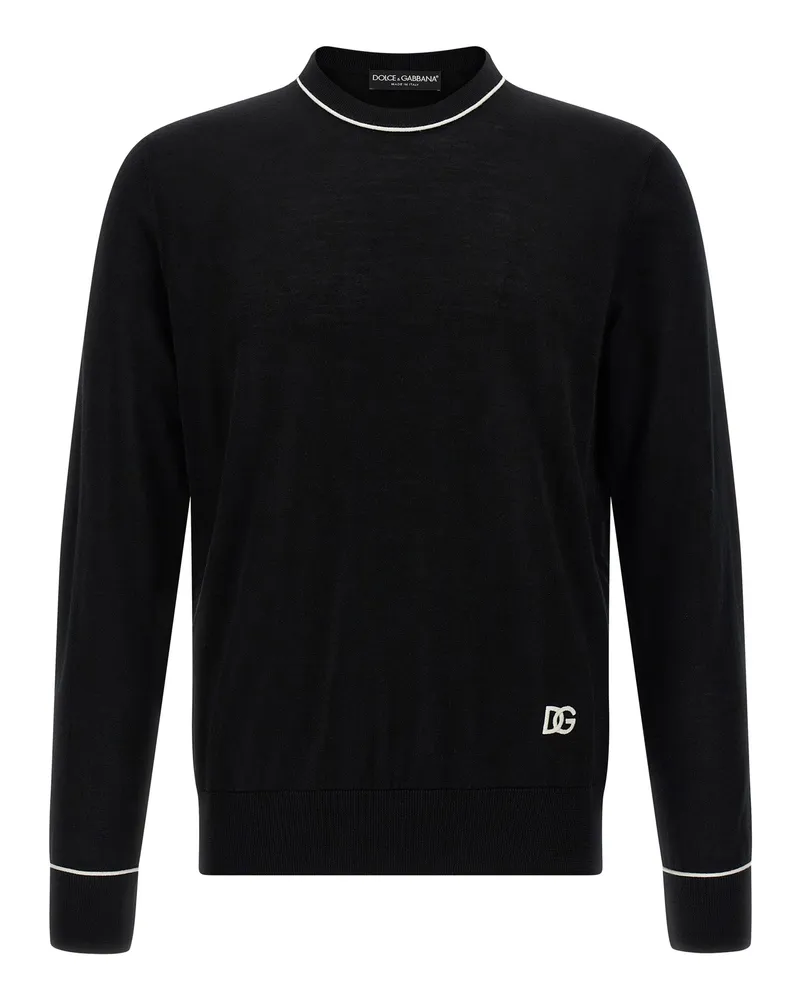 Dolce & Gabbana Stickpullover Black
