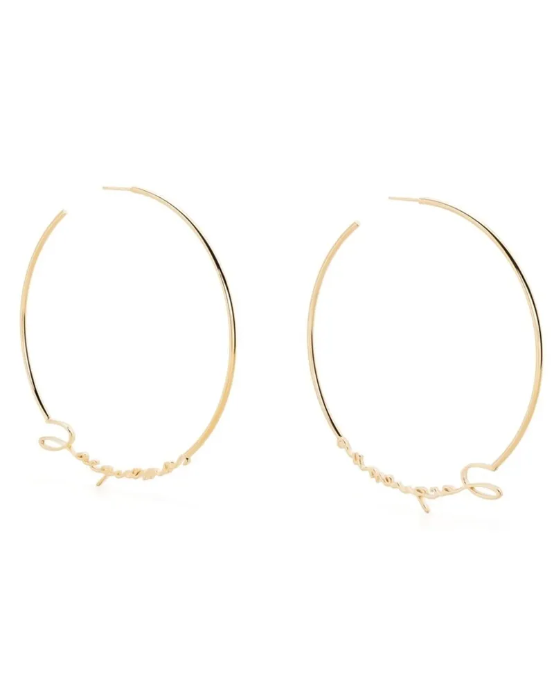 Jacquemus Les Creoles Jacquemus' Ohrringe Gold