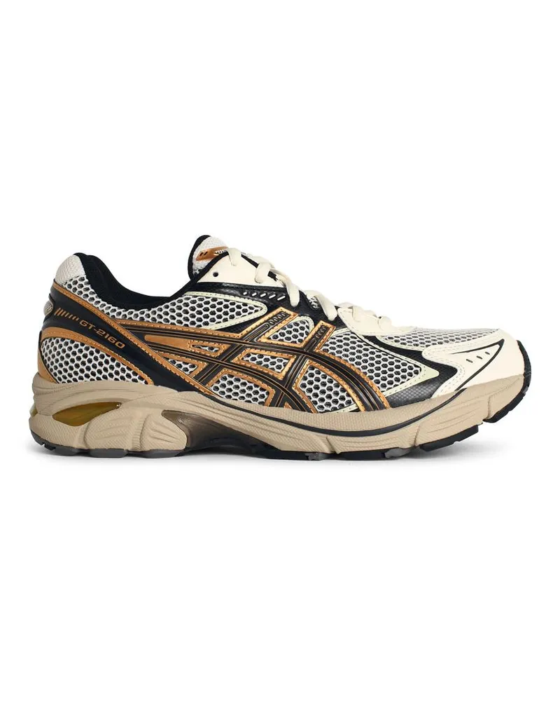 Asics 2160' Creme/Pure Gold Mesh -Turnschuhe Cream