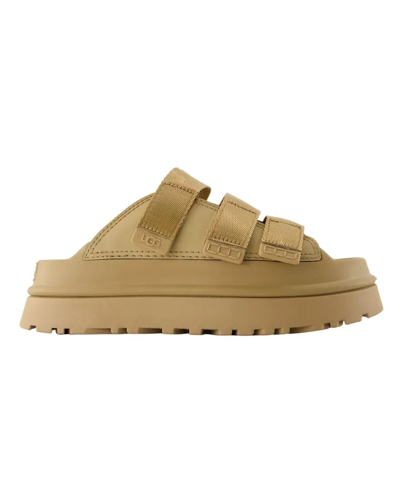 UGG W Goldenglow Slide Mules  Synthetic Braun Beige