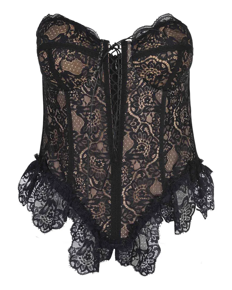 Giuseppe di Morabito Bustier aus Polyamid gemacht Black