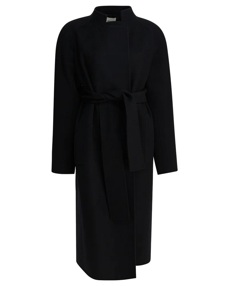 KHAITE Deena“ langer Wollmantel Black