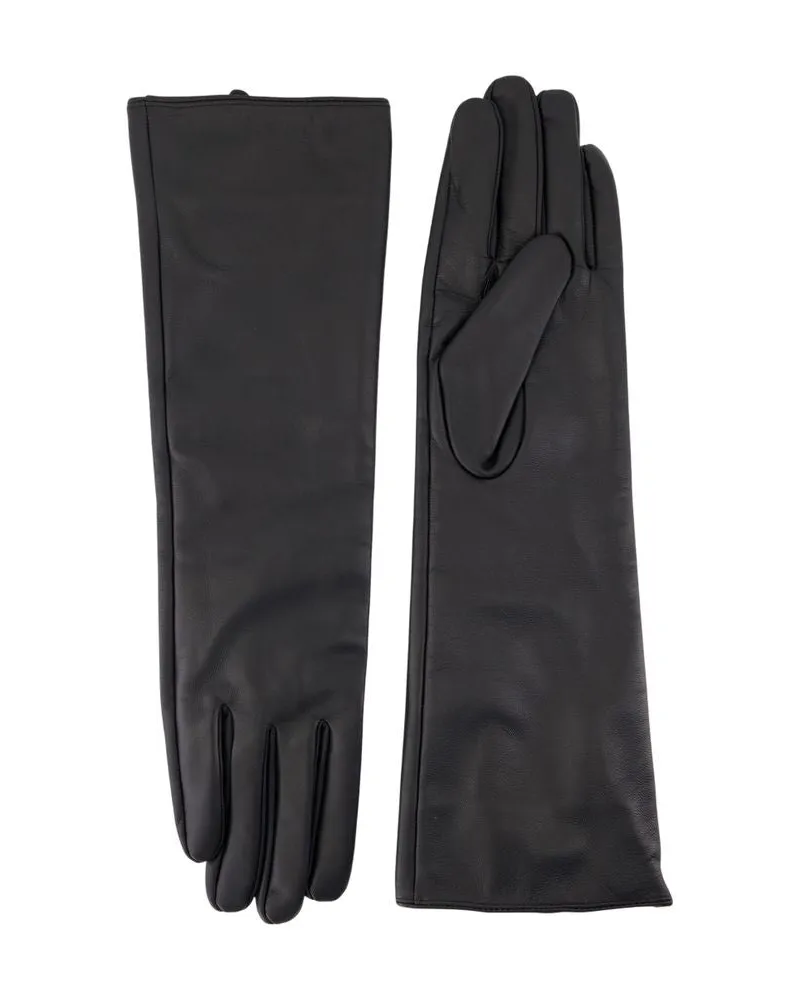 Samsøe & Samsøe Sapolette Handschuhe Samsoe Samsoe Leder schwarz Black