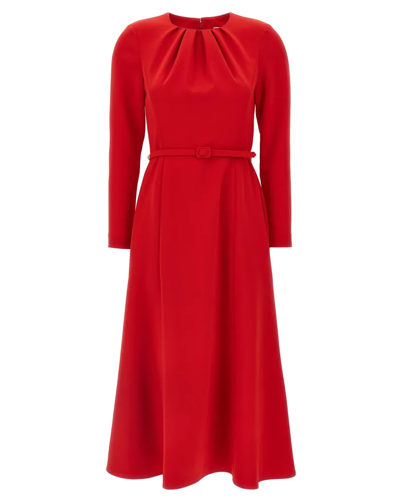 Carolina Herrera New York ein Linienkleid Red