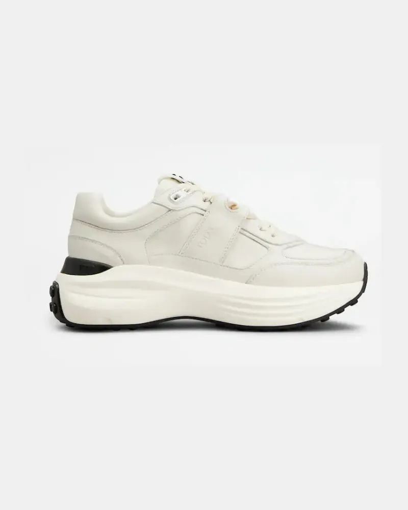 TOD'S Tod 's Leder -Turnschuhe Latte