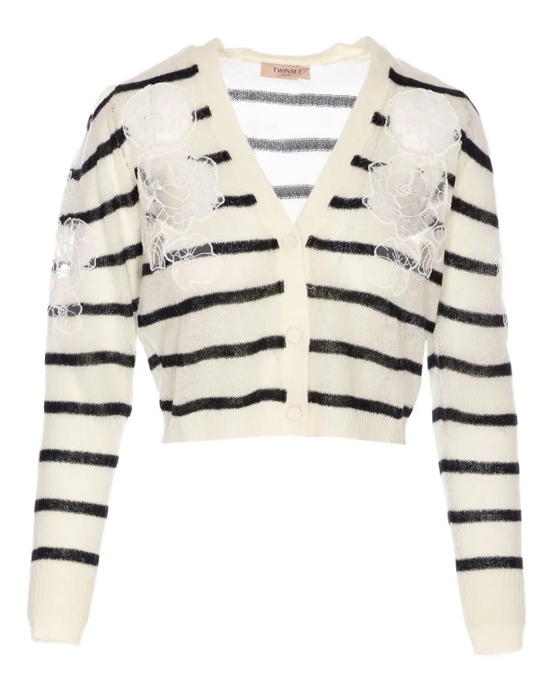 Twin-Set Twin -Set -Pullover weiß White