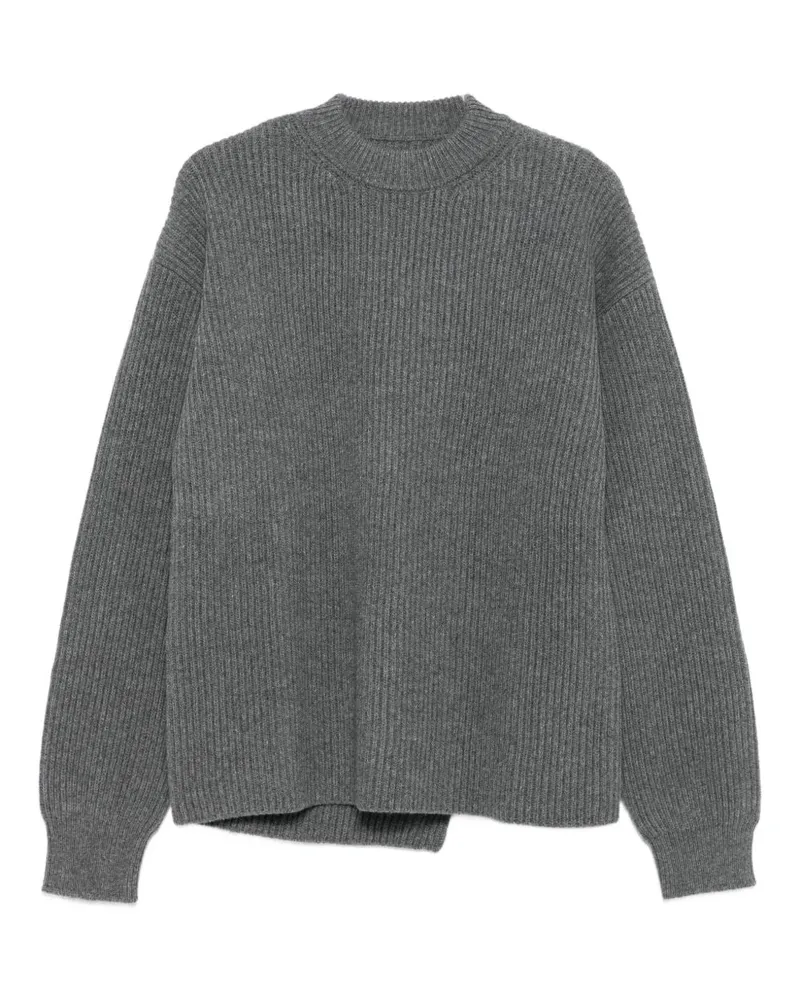 Jil Sander Woll Crewneck Jumper Grey