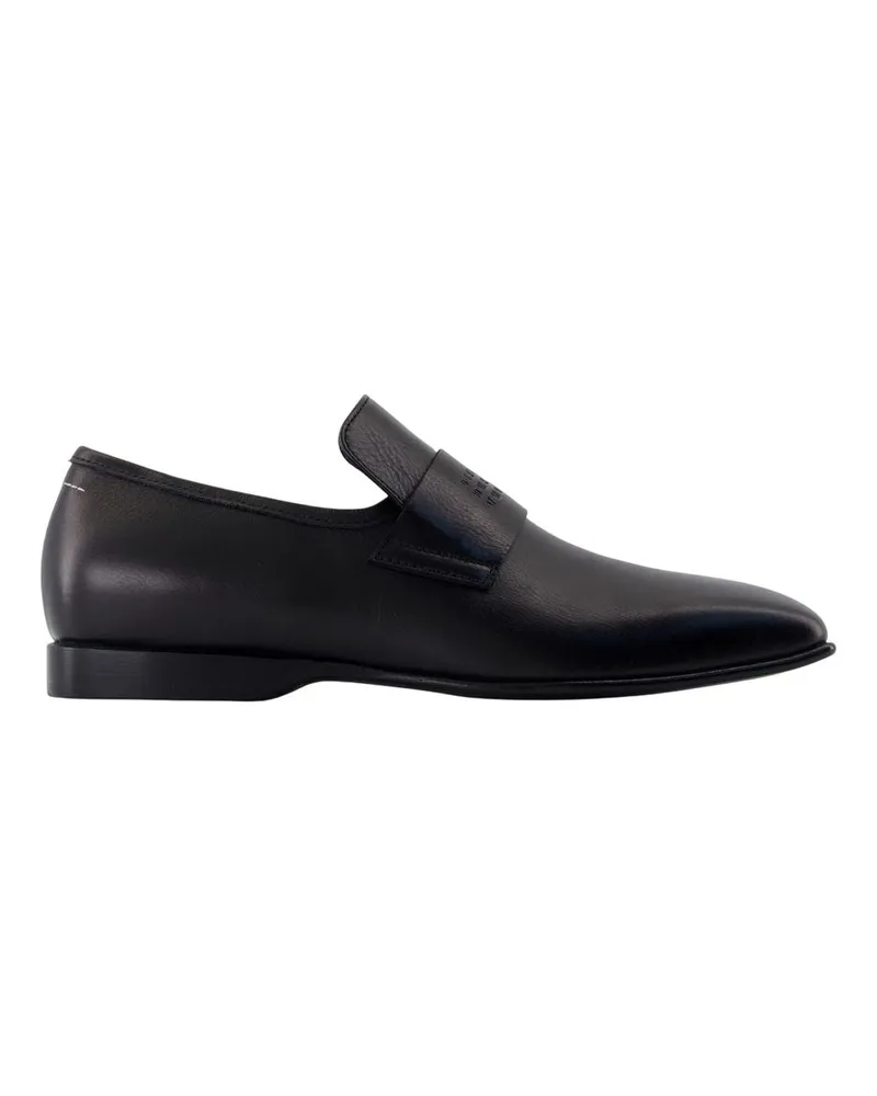 Maison Margiela Loafer  Leder Schwarz Black