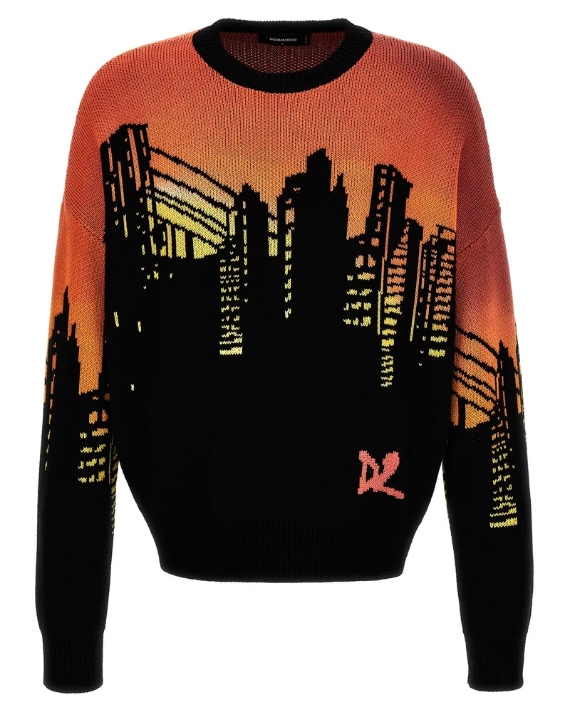 Dsquared2 Intarsien -Pullover Multicolor