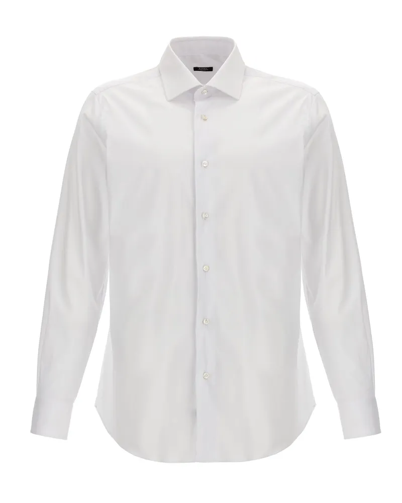 BARBA Poplin Shirt White